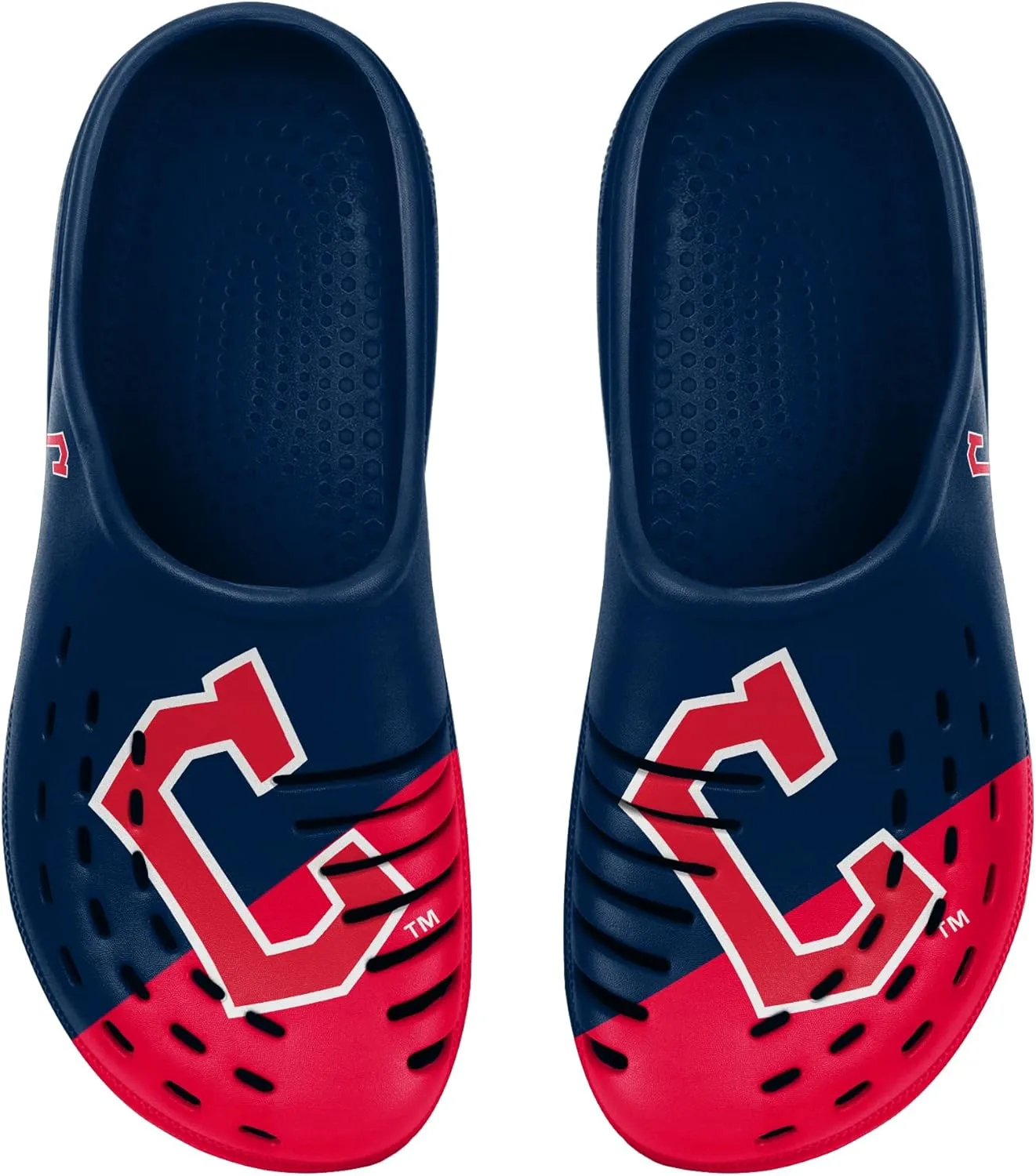 FOCO Men's MLB Colorblock Big Logo Clog
