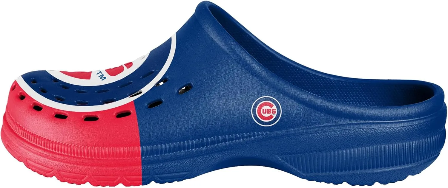 FOCO Men's MLB Colorblock Big Logo Clog