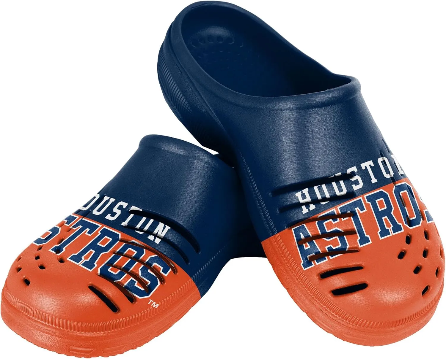 FOCO Men's MLB Colorblock Big Logo Clog