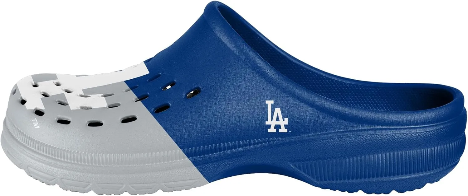 FOCO Men's MLB Colorblock Big Logo Clog