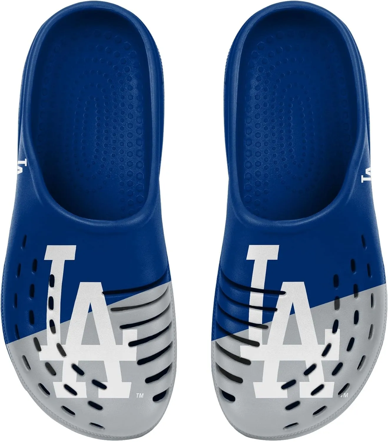 FOCO Men's MLB Colorblock Big Logo Clog