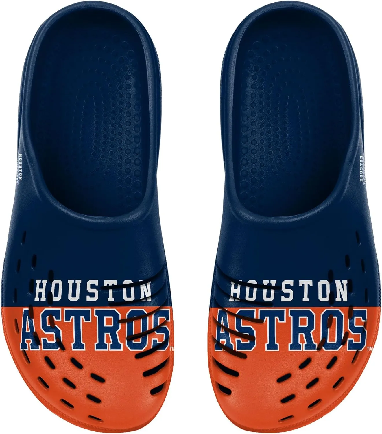 FOCO Men's MLB Colorblock Big Logo Clog