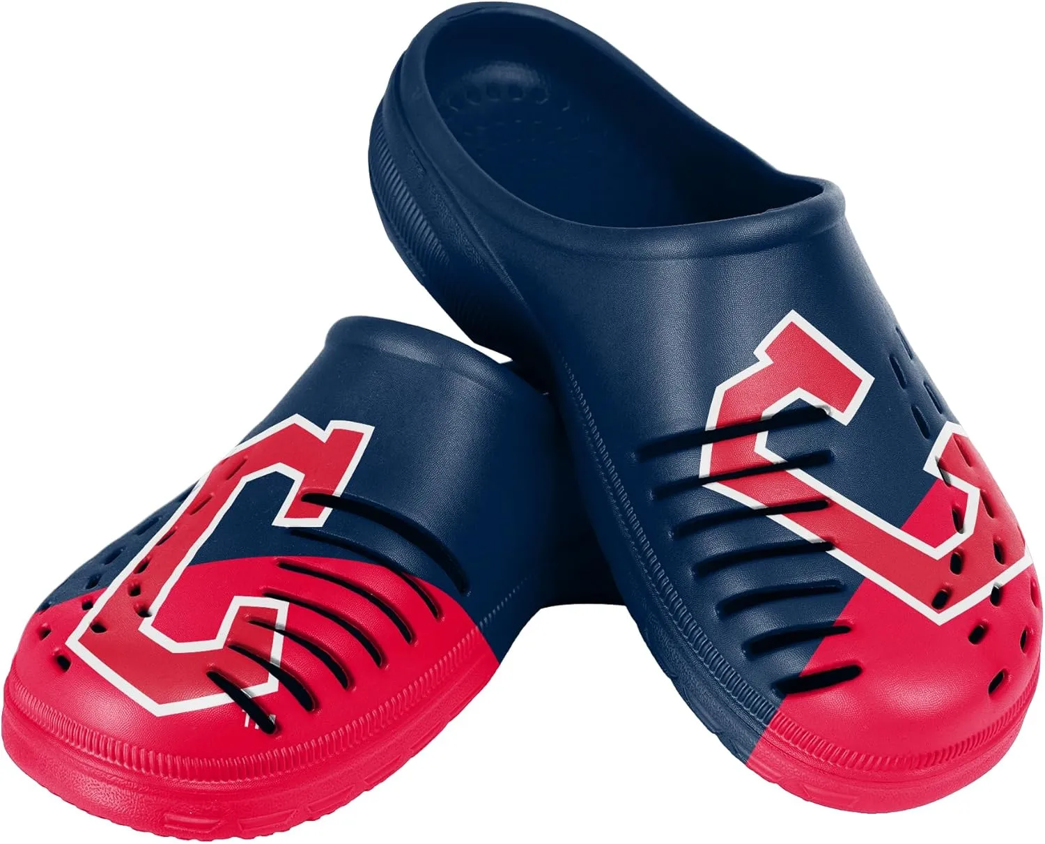 FOCO Men's MLB Colorblock Big Logo Clog