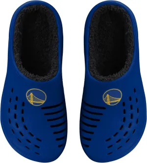 FOCO Men's NBA Sherpa Lined Big Logo Clog