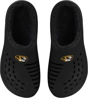 FOCO Men's NCAA Sherpa Lined Big Logo Clog