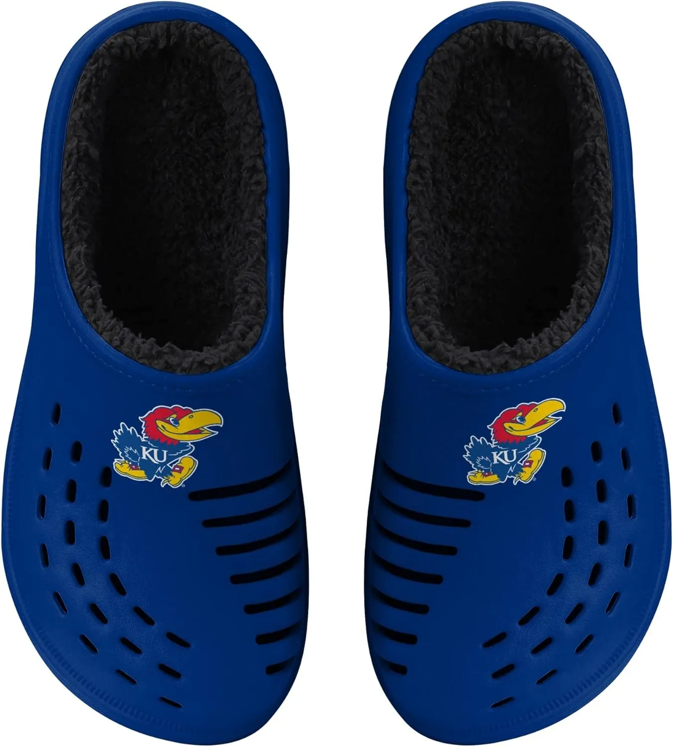 FOCO Men's NCAA Sherpa Lined Big Logo Clog