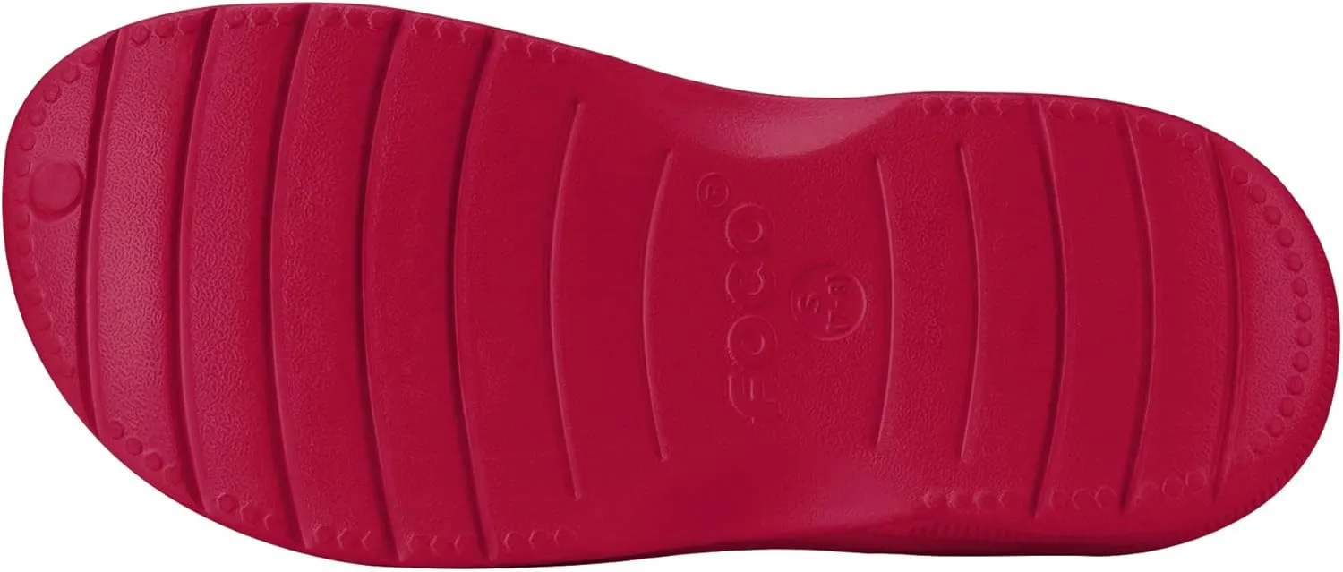 FOCO Men's NCAA Sherpa Lined Big Logo Clog
