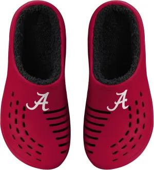 FOCO Men's NCAA Sherpa Lined Big Logo Clog