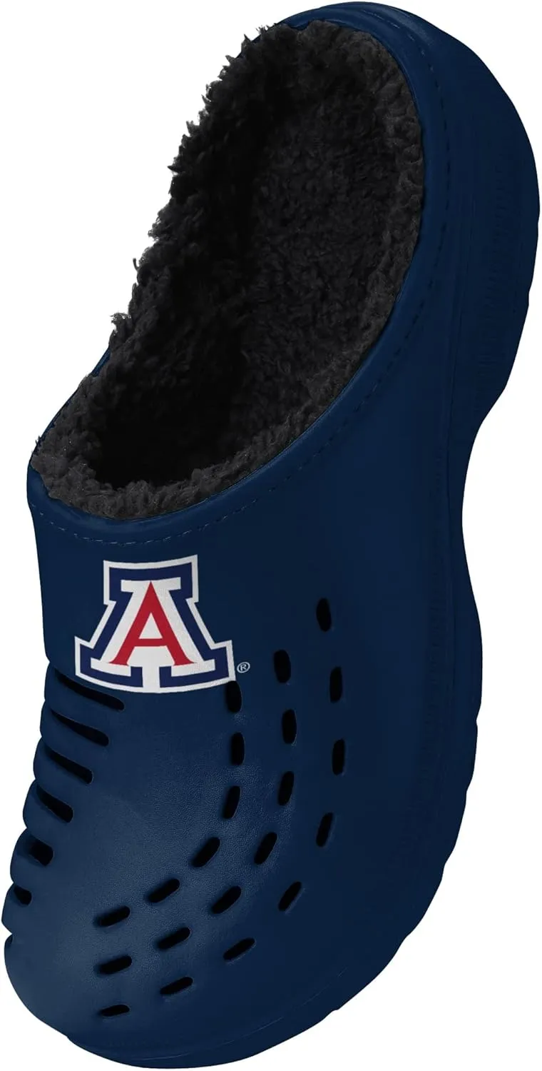 FOCO Men's NCAA Sherpa Lined Big Logo Clog