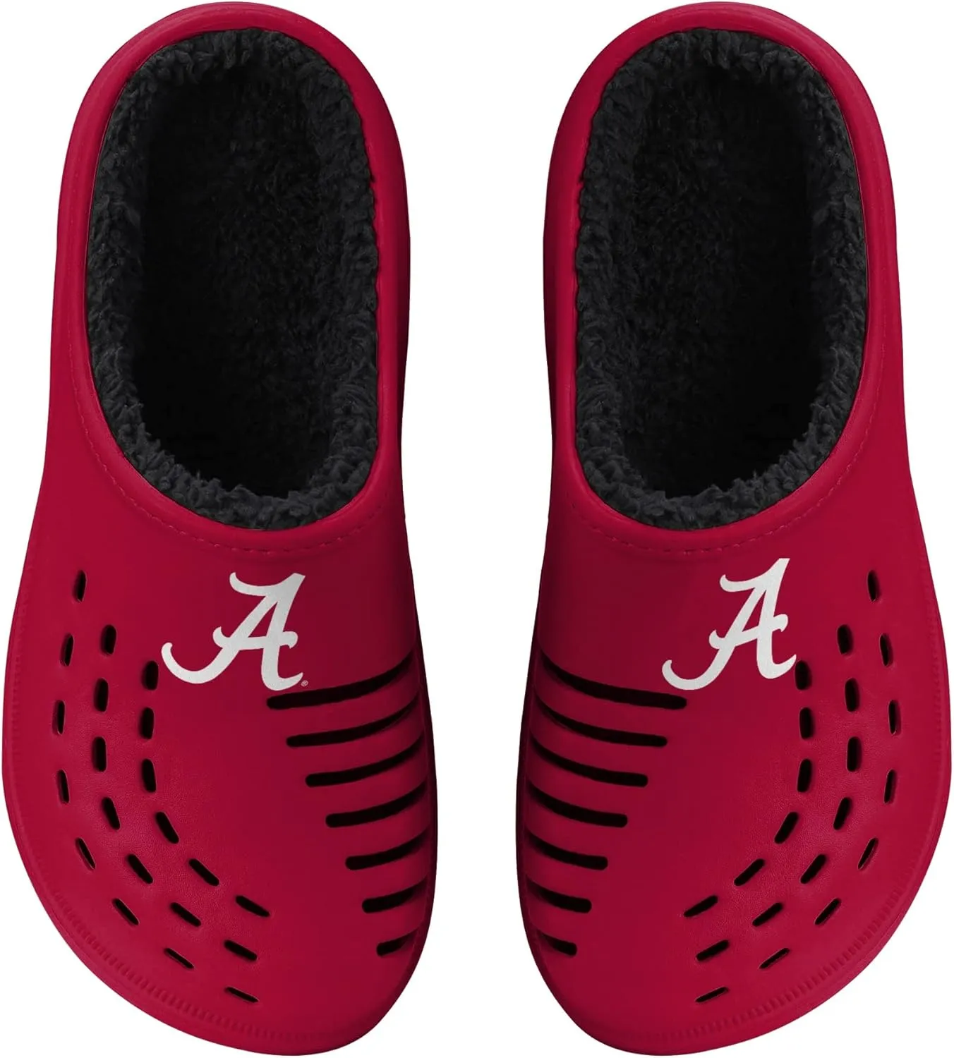 FOCO Men's NCAA Sherpa Lined Big Logo Clog