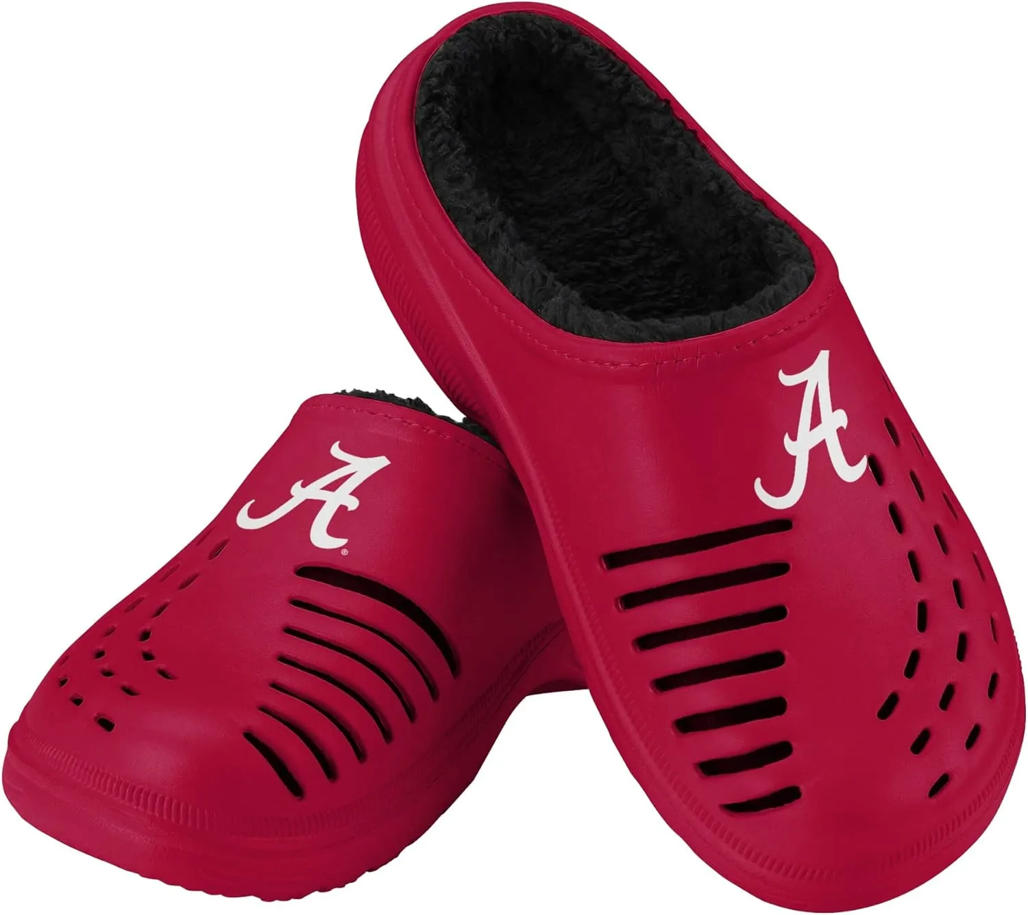 FOCO Men's NCAA Sherpa Lined Big Logo Clog