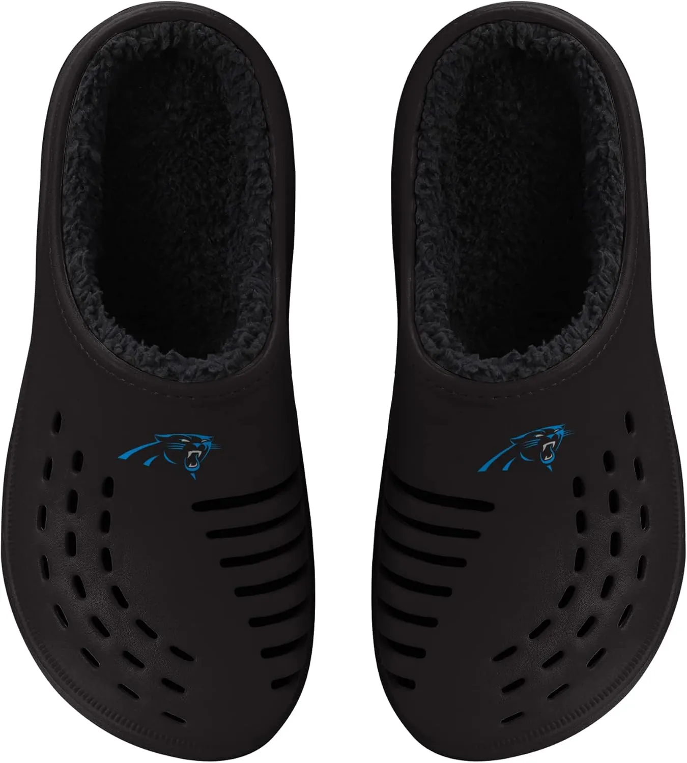 FOCO Men's NFL Sherpa Lined Big Logo Clog