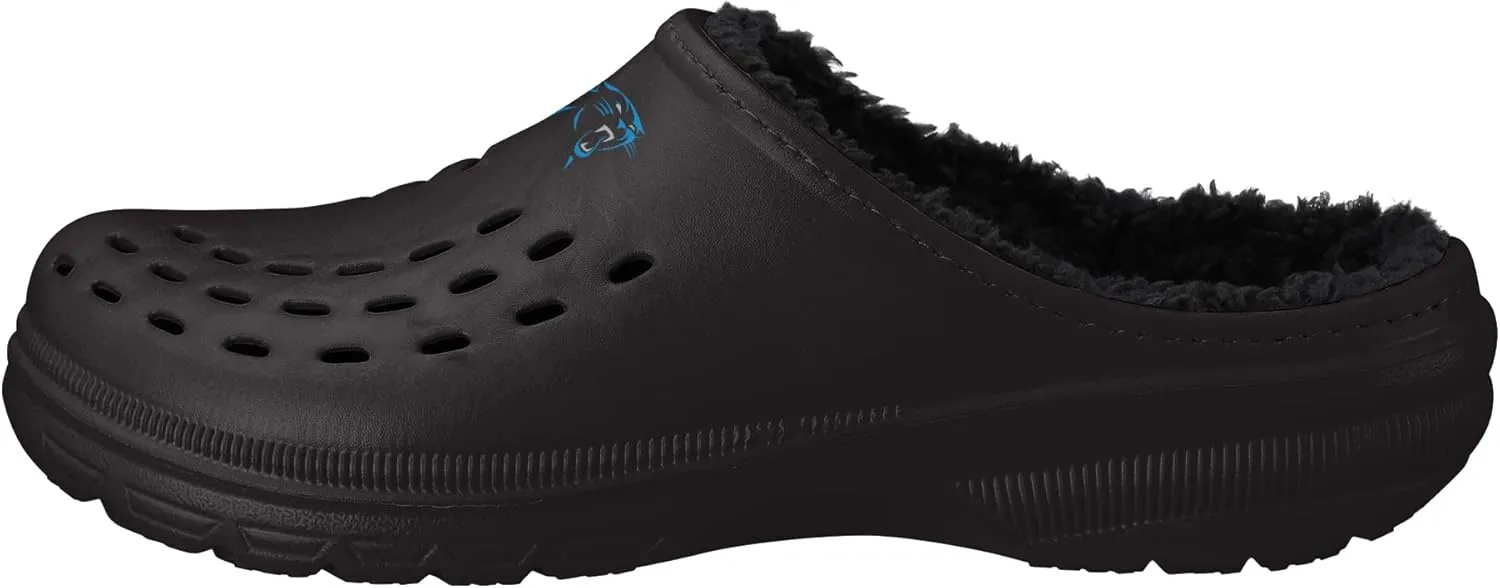 FOCO Men's NFL Sherpa Lined Big Logo Clog