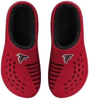 FOCO Men's NFL Sherpa Lined Big Logo Clog