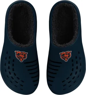 FOCO Men's NFL Sherpa Lined Big Logo Clog
