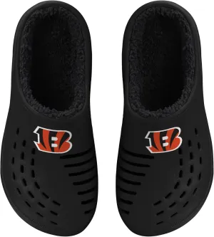 FOCO Men's NFL Sherpa Lined Big Logo Clog