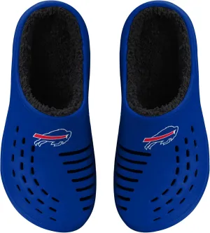 FOCO Men's NFL Sherpa Lined Big Logo Clog