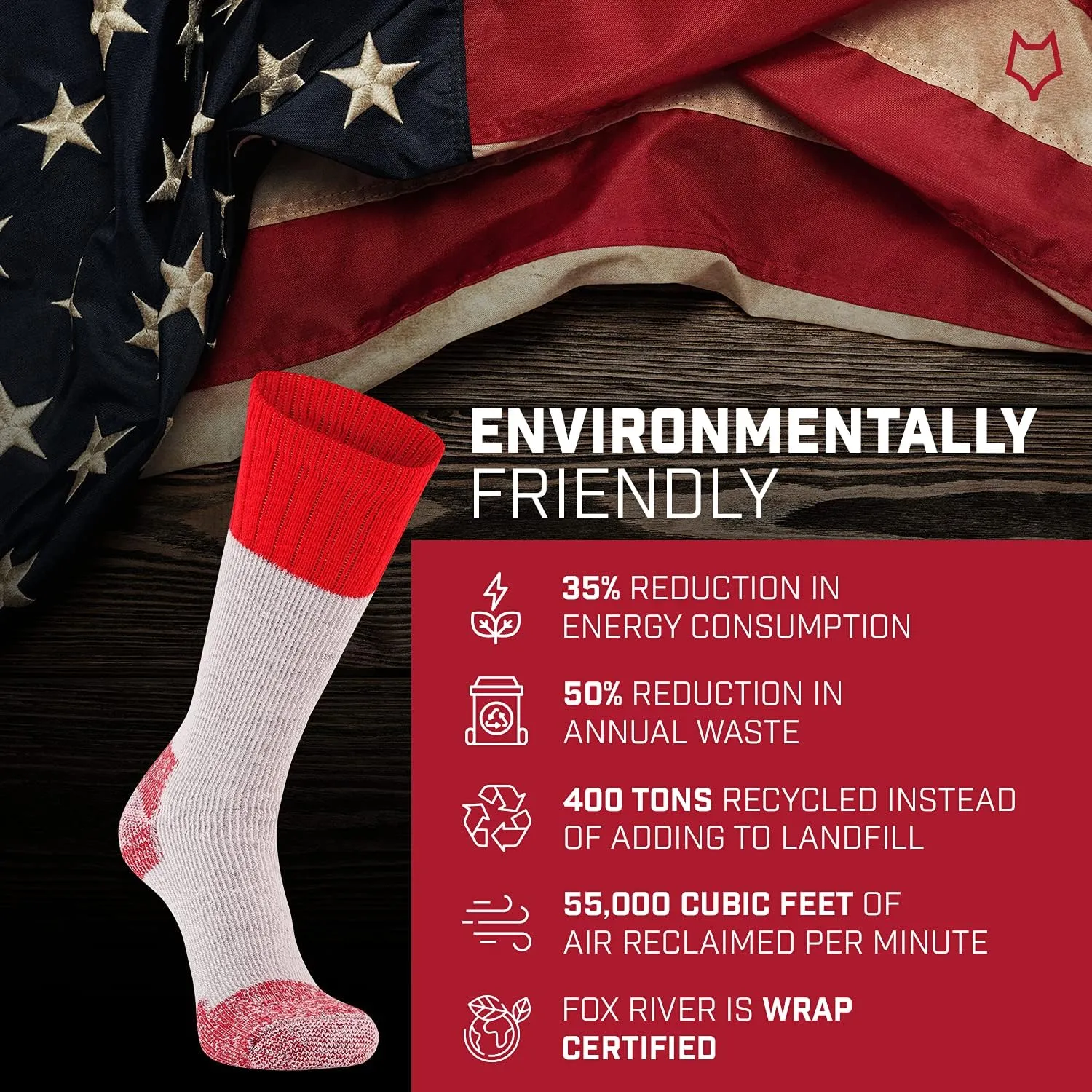 Fox River Wick Dry Outlander Heavyweight Boot & Field Mid-Calf Socks