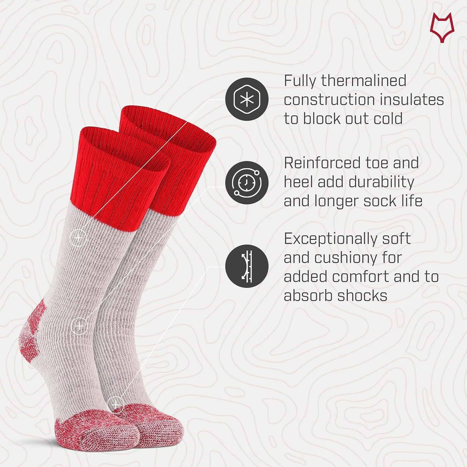 Fox River Wick Dry Outlander Heavyweight Boot & Field Mid-Calf Socks