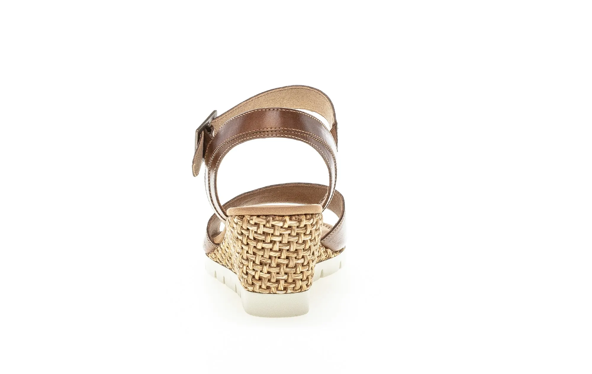 GABOR - 62.042.53 MEDIUM WEDGE SANDAL - TAN