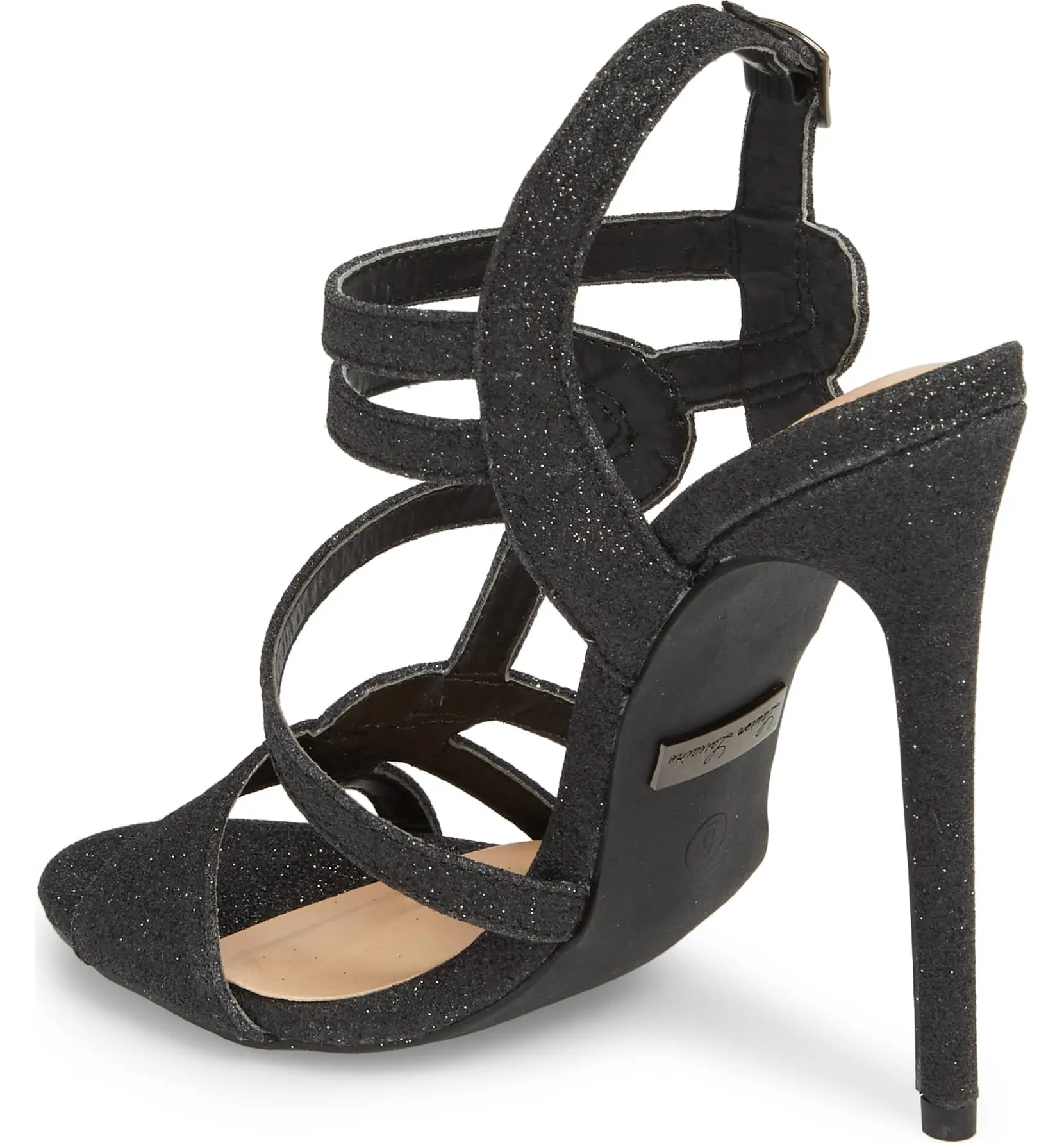 Glitter Prom Gidget Lorraine Lauren Global shipping network Formal Strappy Toe Markdown Pumps Open Sandal High