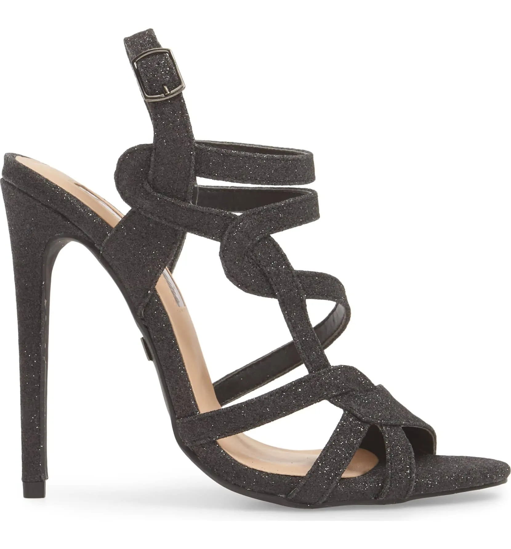 Glitter Prom Gidget Lorraine Lauren Global shipping network Formal Strappy Toe Markdown Pumps Open Sandal High