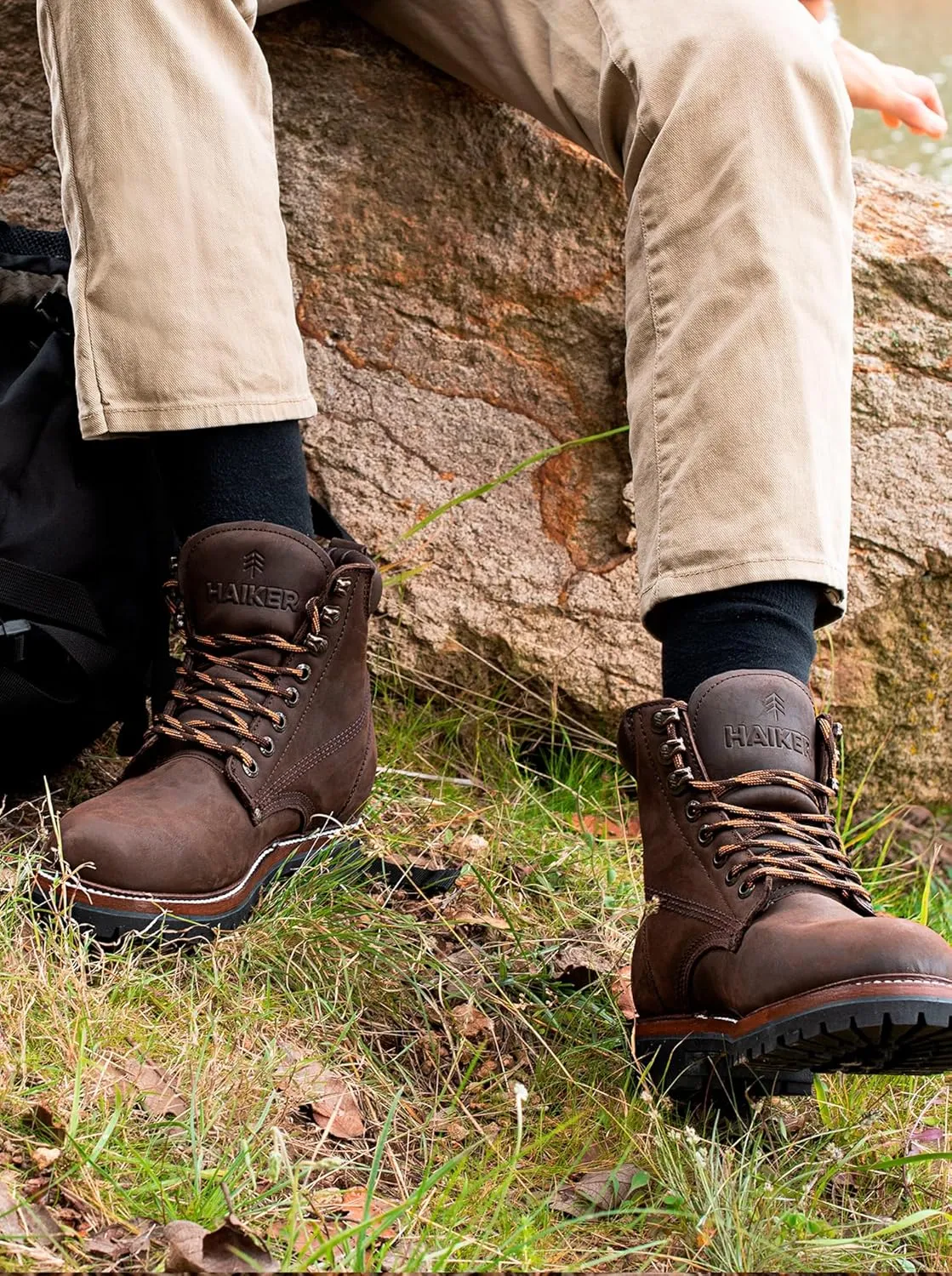 Haiker - Men's Leather Outdoor Hiking Boot Style 2413