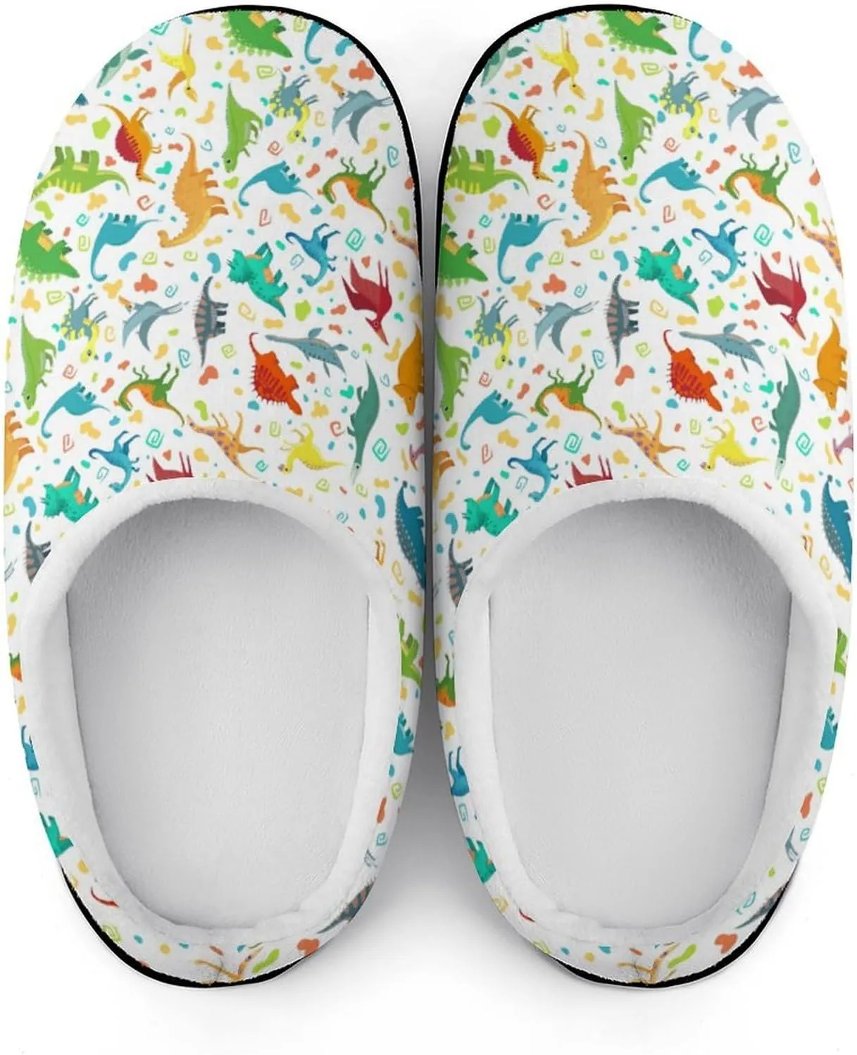 Halloween Party Green House Slippers For Woman Ladies Funny Memory Foam Bedroom Slippers Indoor Outdoor Slip-On Shoes