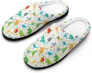 Halloween Party Green House Slippers For Woman Ladies Funny Memory Foam Bedroom Slippers Indoor Outdoor Slip-On Shoes