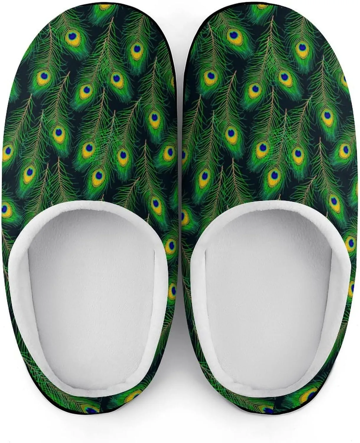 Halloween Slippers For Women Men Warm Cotton House Slippers Hard Sole Comfy Clog Slippers Slip-On Shoes Indoor Outdoor
