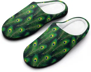 Halloween Slippers For Women Men Warm Cotton House Slippers Hard Sole Comfy Clog Slippers Slip-On Shoes Indoor Outdoor