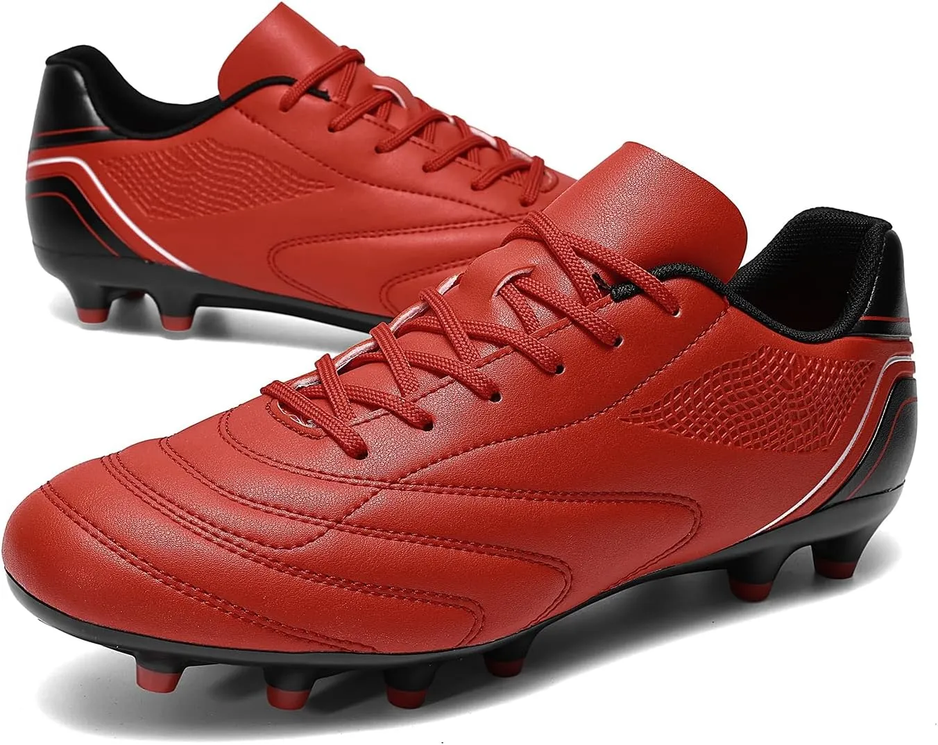HaloTeam Soccer Shoes Mens Cleats Outdoor Professional Training Turf Football Boots Breathable Athletic Sneaker for AG/FG