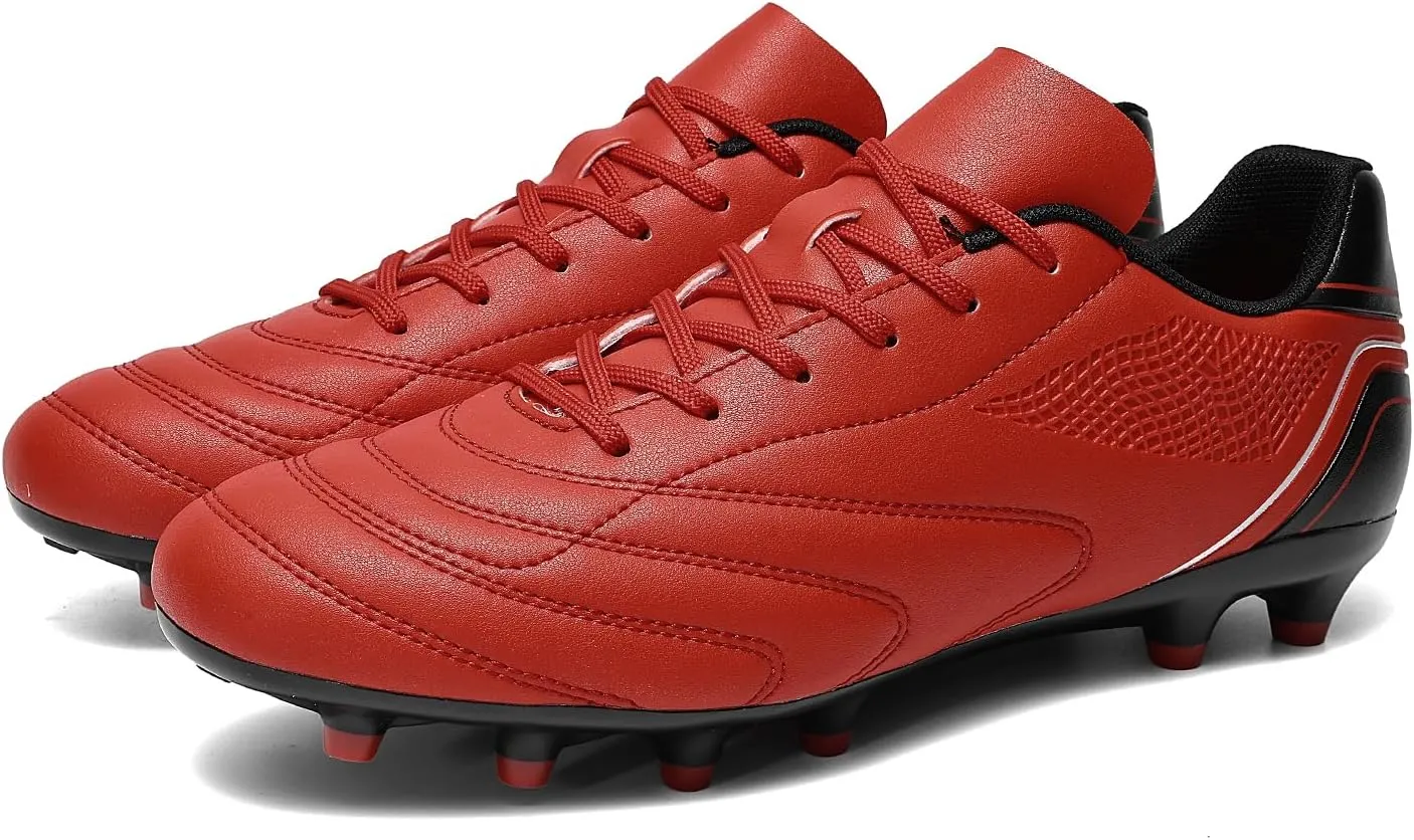 HaloTeam Soccer Shoes Mens Cleats Outdoor Professional Training Turf Football Boots Breathable Athletic Sneaker for AG/FG