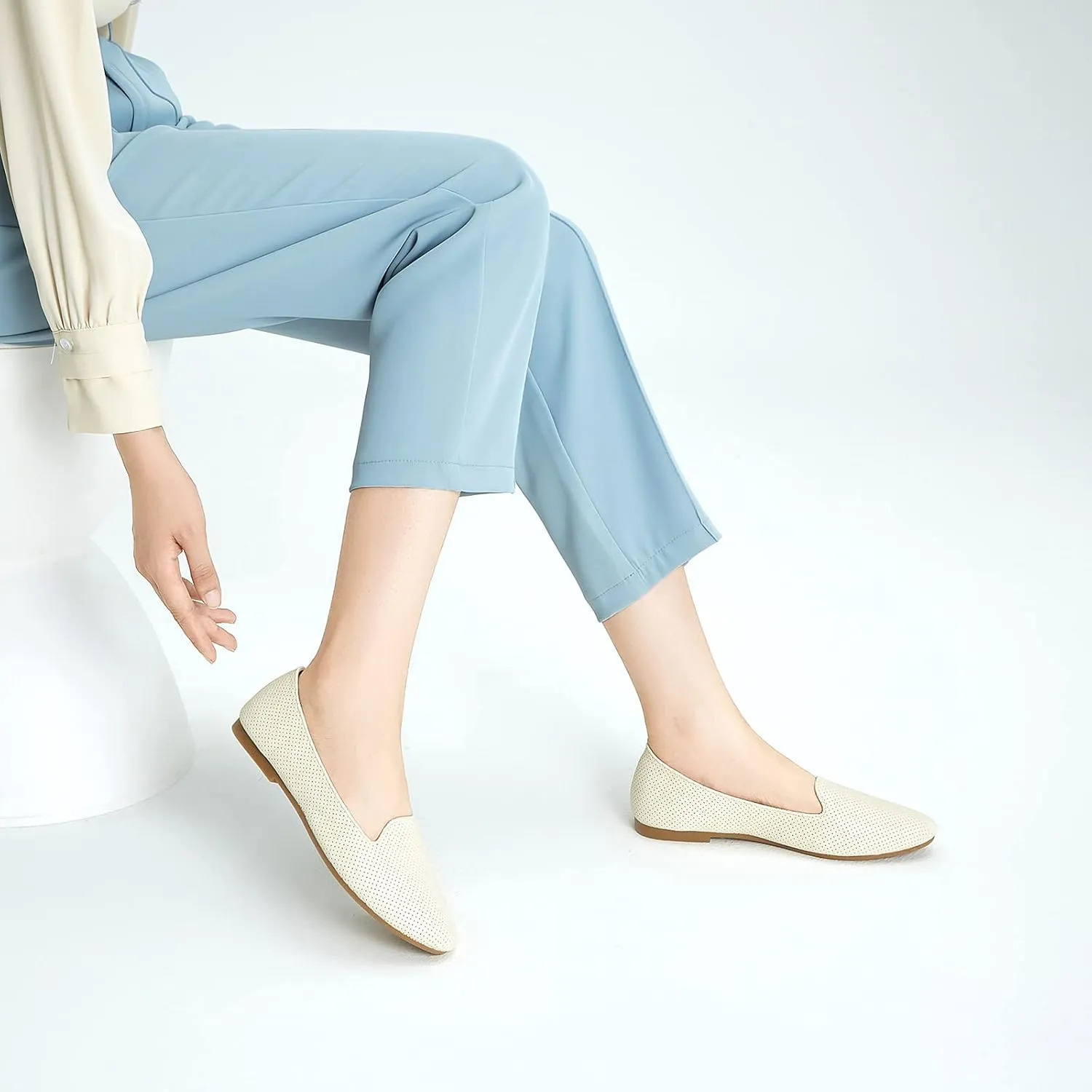 hash bubbie Women's Flats Shoes Dress Shoes for Women Business Dressy Casual Shoes Ballet Flats Loafers Comfortable Slip on Shoes