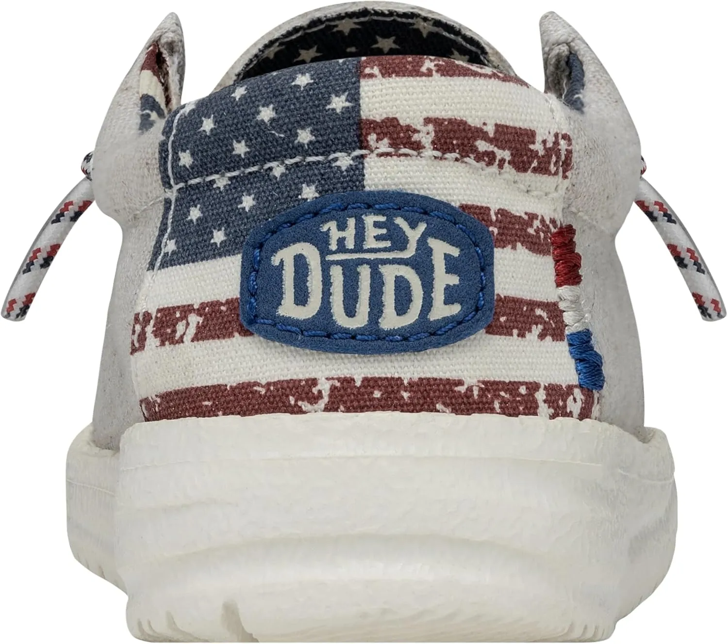 Hey Dude Boys' Wally Patriotic Slip-On Casual Shoe