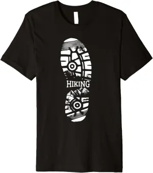 Hiking Boot Gift For A Hiker Or Wanderer Premium T-Shirt