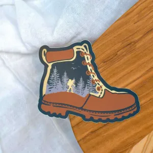 Hiking Boot Sticker