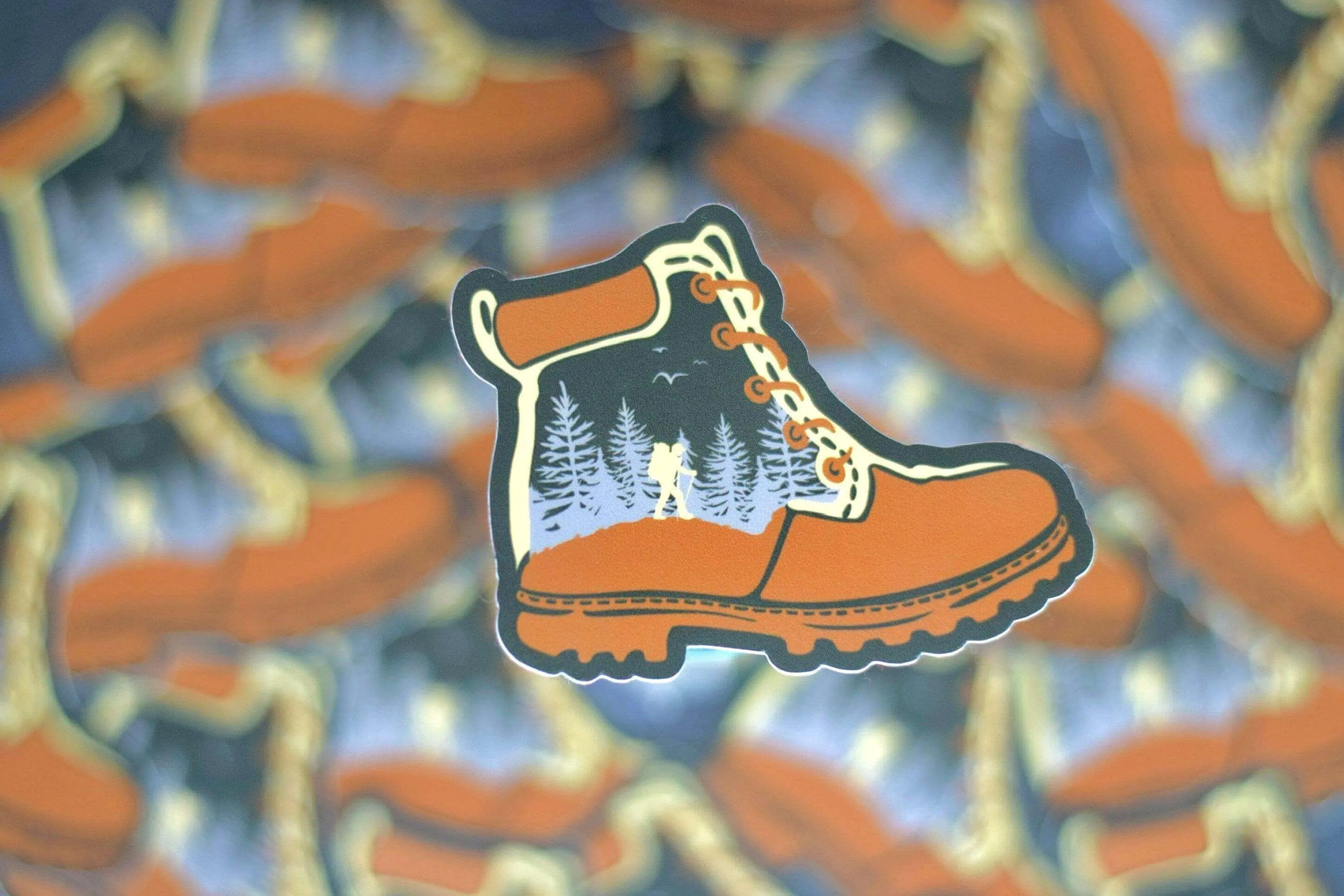Hiking Boot Sticker