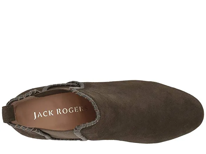 Jack Rogers Poppy Suede Bootie, Bark, 6.5