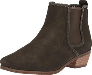 Jack Rogers Poppy Suede Bootie, Bark, 6.5