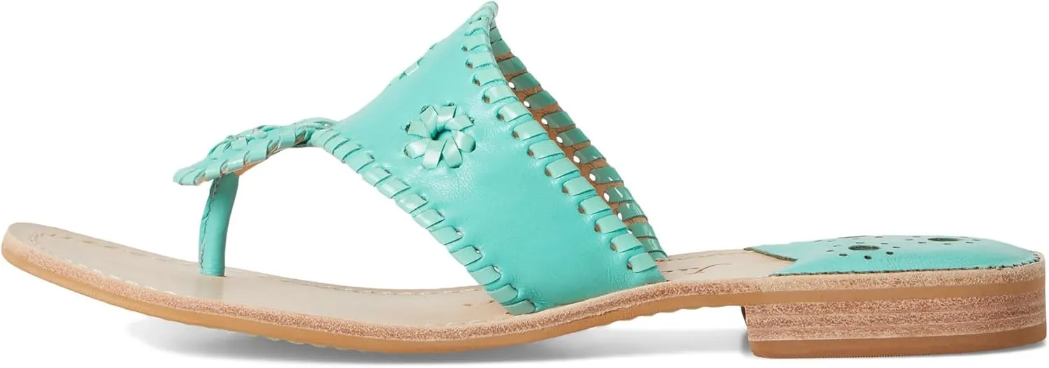 Jack Rogers Women's Jacks Flat Sandal-Nappa/Patent