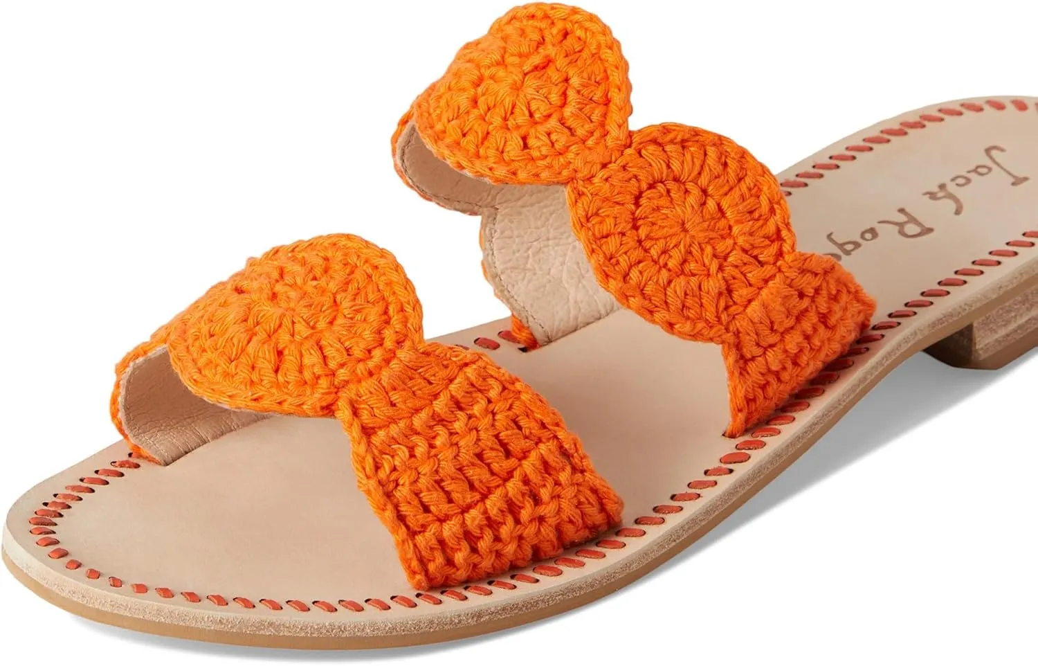 Jack Rogers Women's Laurin Sandal-Crochet Flat