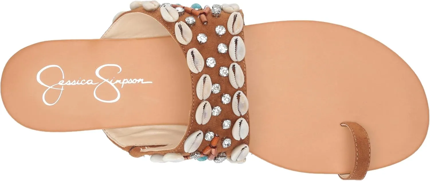 Jessica Simpson Women's Abira Slide Sandal Flat