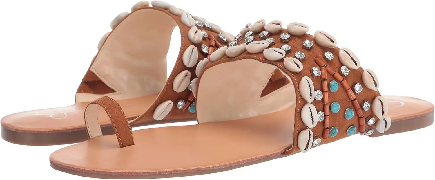 Jessica Simpson Women's Abira Slide Sandal Flat