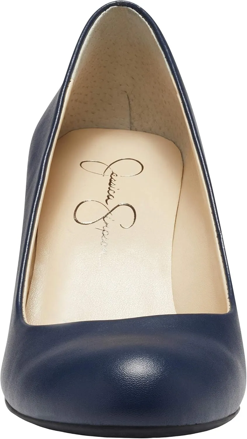 Jessica Simpson Women's Sampson Round Toe Wedge Heels Pumps