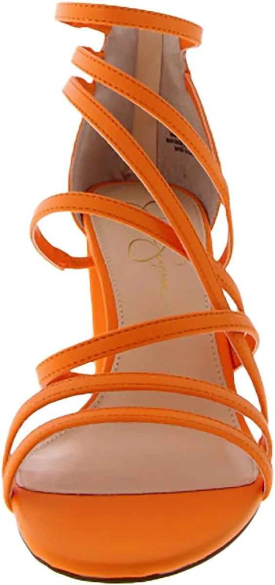 Jessica Simpson Women's Stassey Strappy Block Heel Sandal Heeled