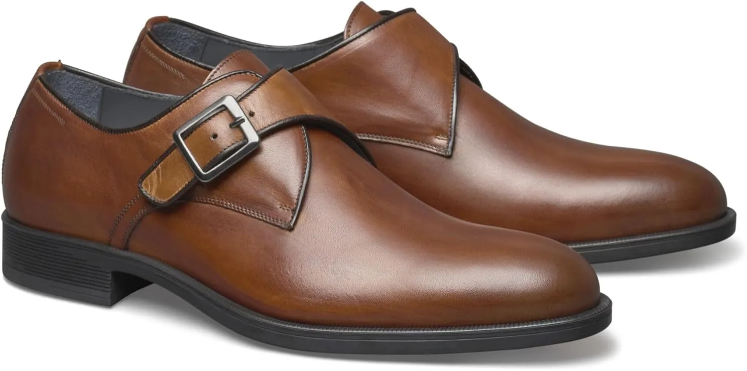 Johnston & Murphy Flynch Monk Strap Slip-On Dress Shoe