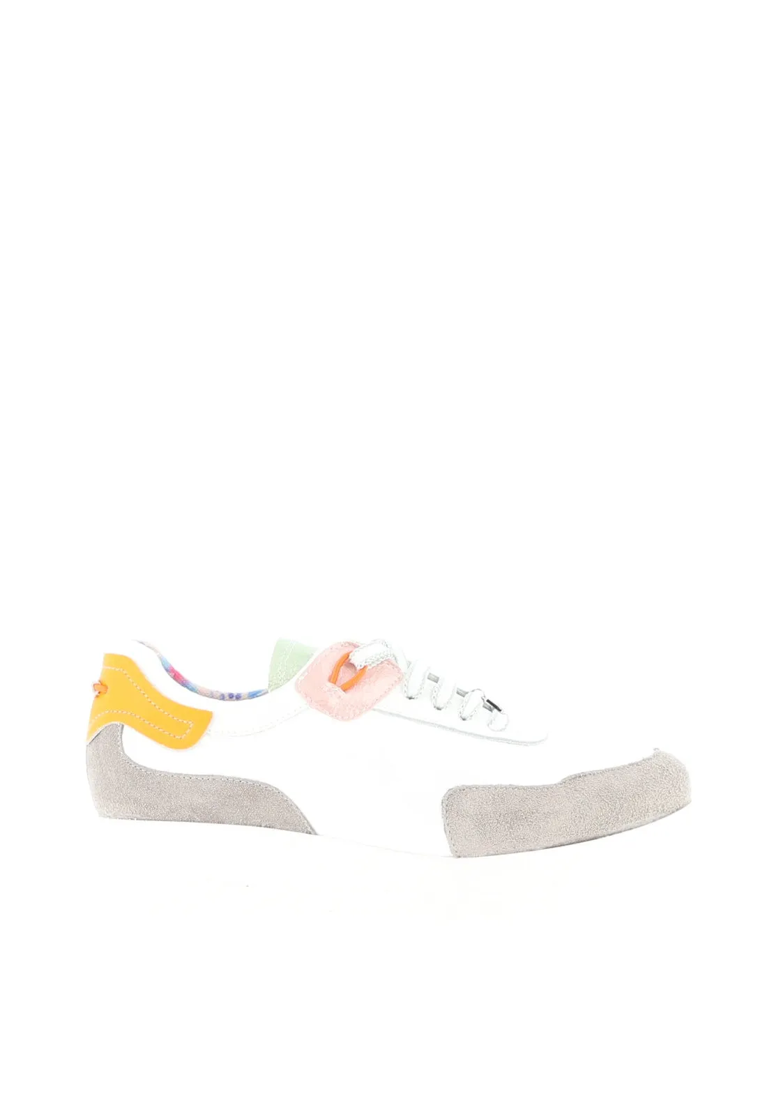 Jose Saenz Colour Block Trainers, White Multi