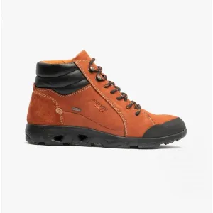 Josef Seibel NOIH 53 Womens Leather Hiking Boot Rust/Combi