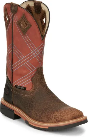 Justin Mens Dalhart Safety Toe Boots